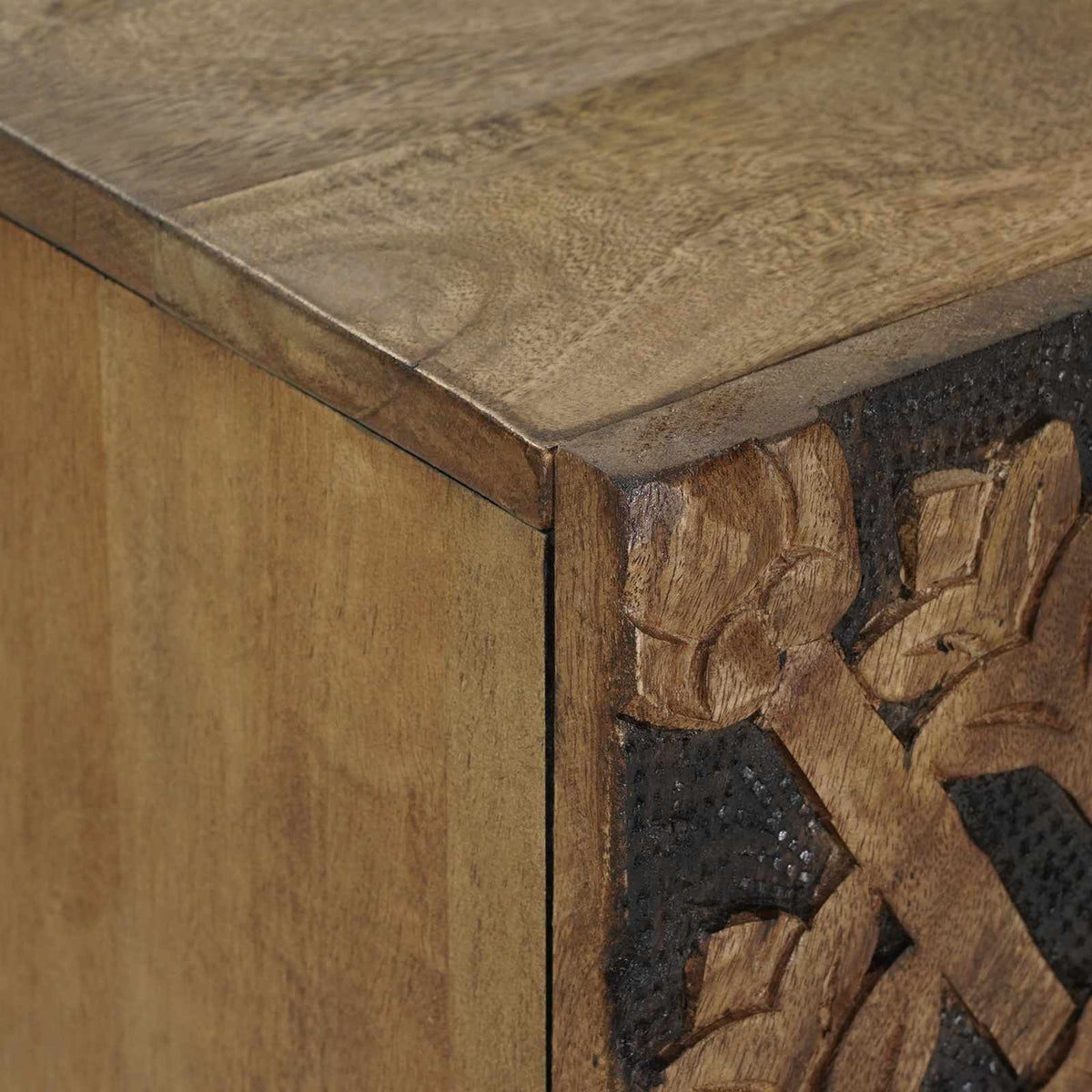 vidaXL Badkamermeubelset met lade 3 pcs Wit Massief Mango Hout