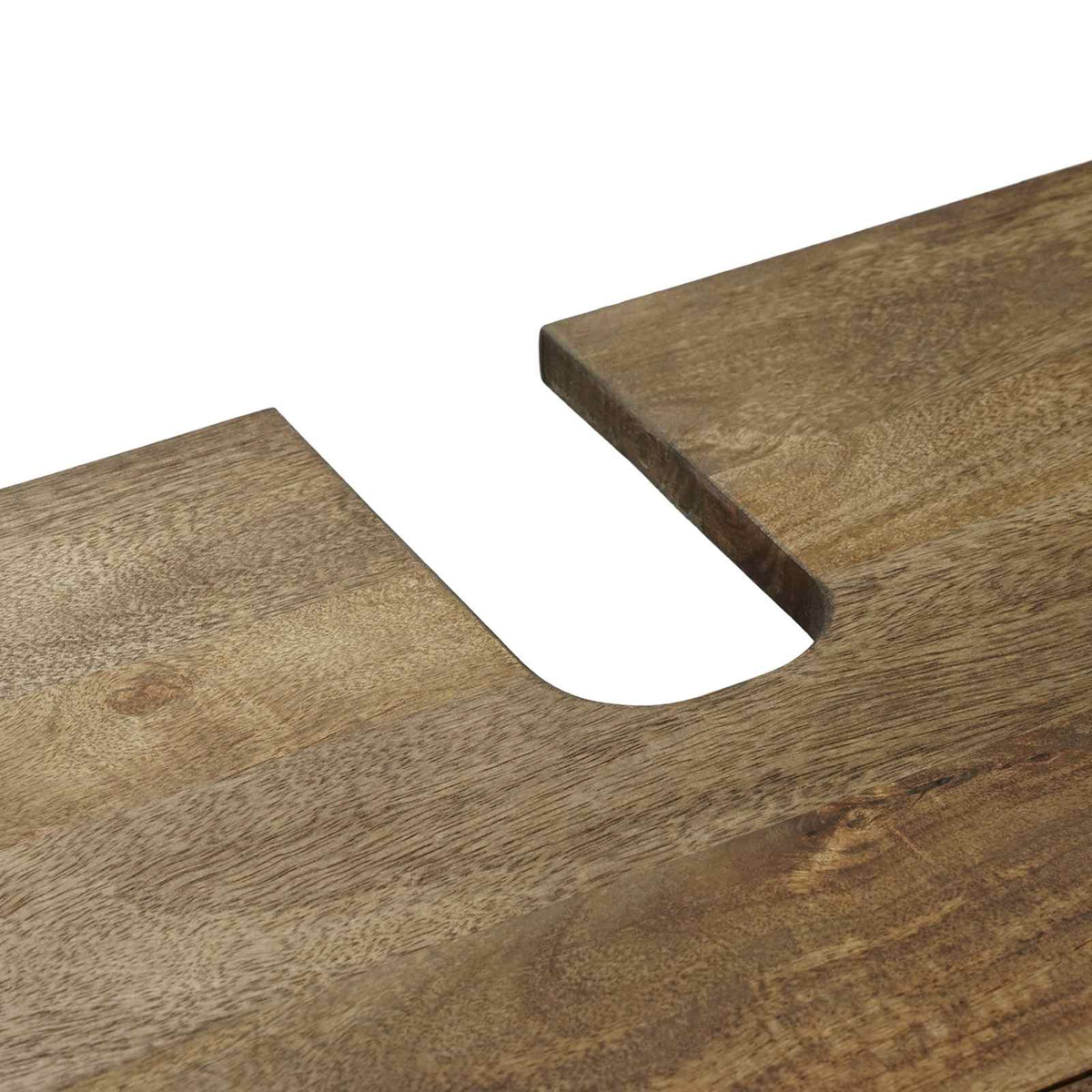 vidaXL Badkamermeubelset met lade 3 pcs Wit Massief Mango Hout