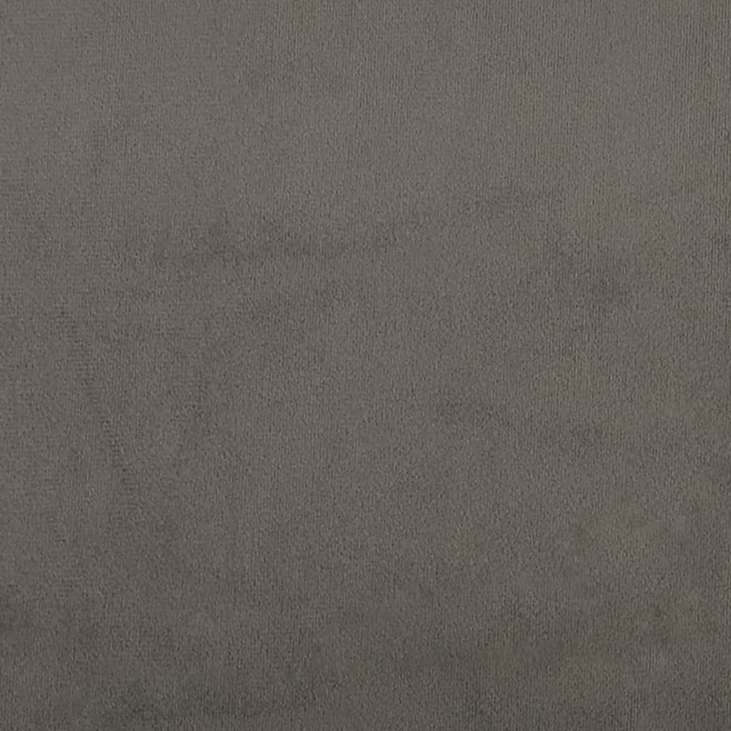 vidaXL Dining Chairs Swivel 2 pcs Velvet Dark Grey