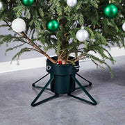 vidaXL Kerstboomstandaard 46x46x19 cm zwart