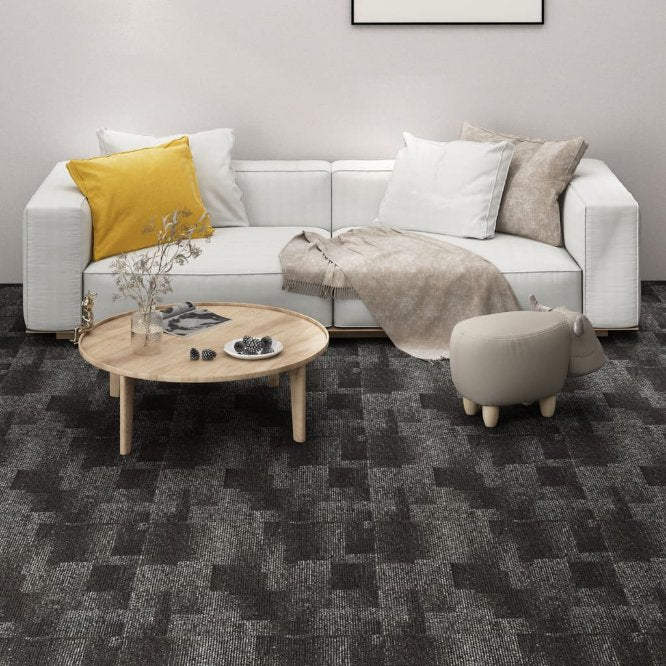 vidaXL Tapijttegels 20 st 5 m² bruin
