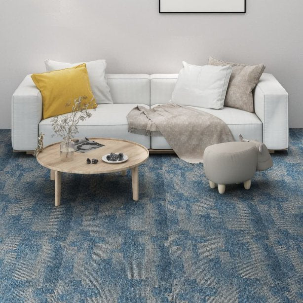vidaXL Tapijttegels 20 st 5 m² bruin