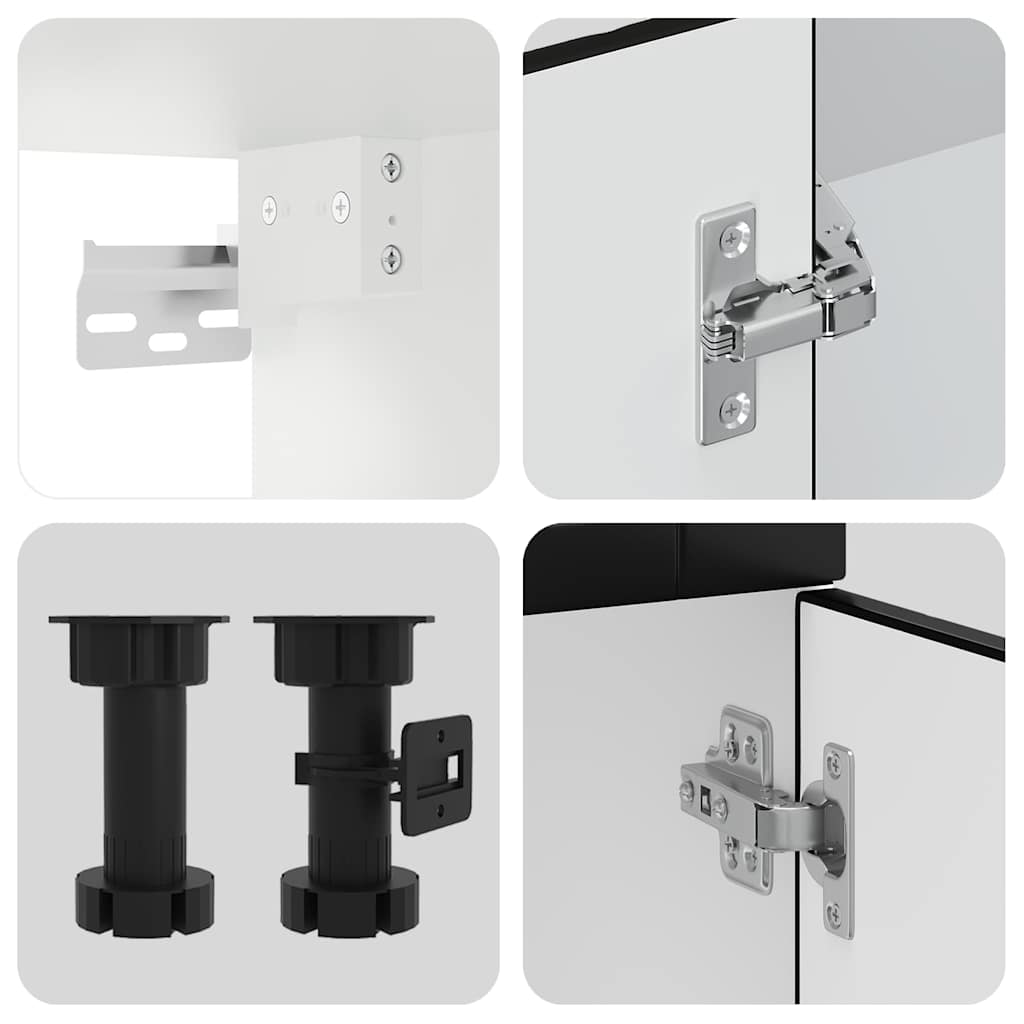 vidaXL 11-delige Keukenkastenset Porto bewerkt hout sonoma eikenkleur - Aashly