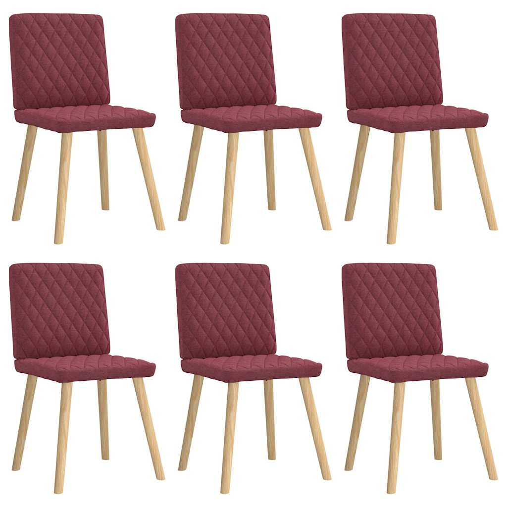 vidaXL Eetkamerstoelen 4 st stof donkergrijs - Aashly