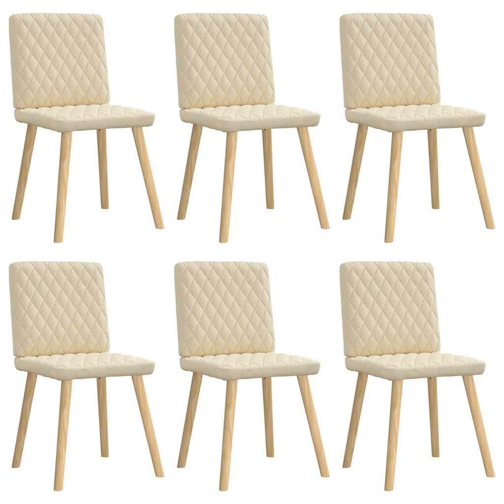 vidaXL Eetkamerstoelen 4 st stof donkergrijs - Aashly