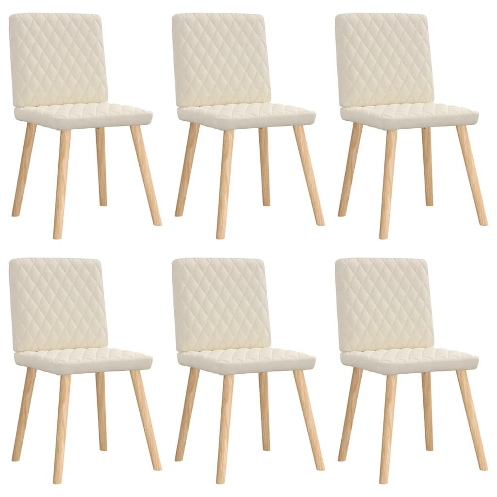 vidaXL Eetkamerstoelen 4 st stof donkergrijs - Aashly