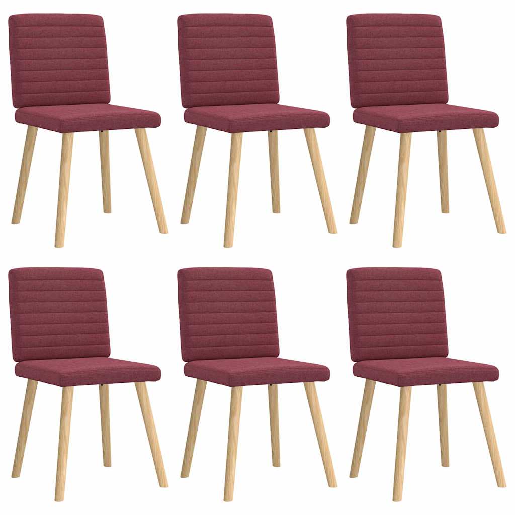 vidaXL Eetkamerstoelen 4 st stof lichtgrijs - Aashly