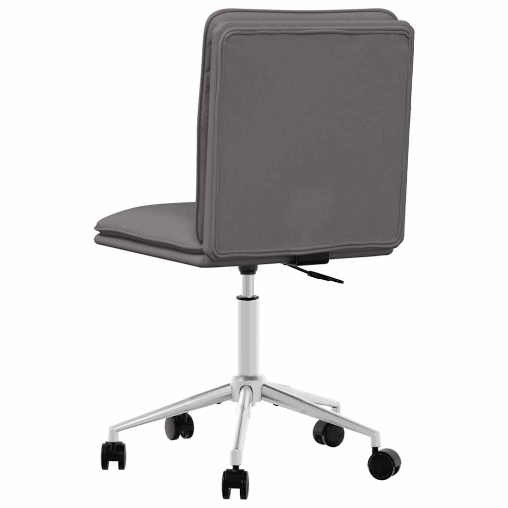 vidaXL Eetkamerstoelen 2 st kunstleer grijs - Aashly