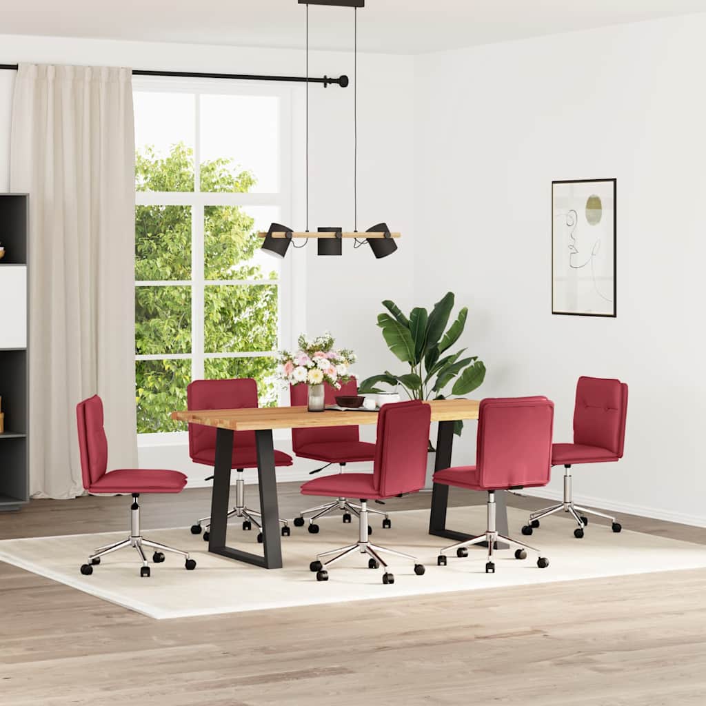 vidaXL Eetkamerstoelen 2 st kunstleer grijs - Aashly