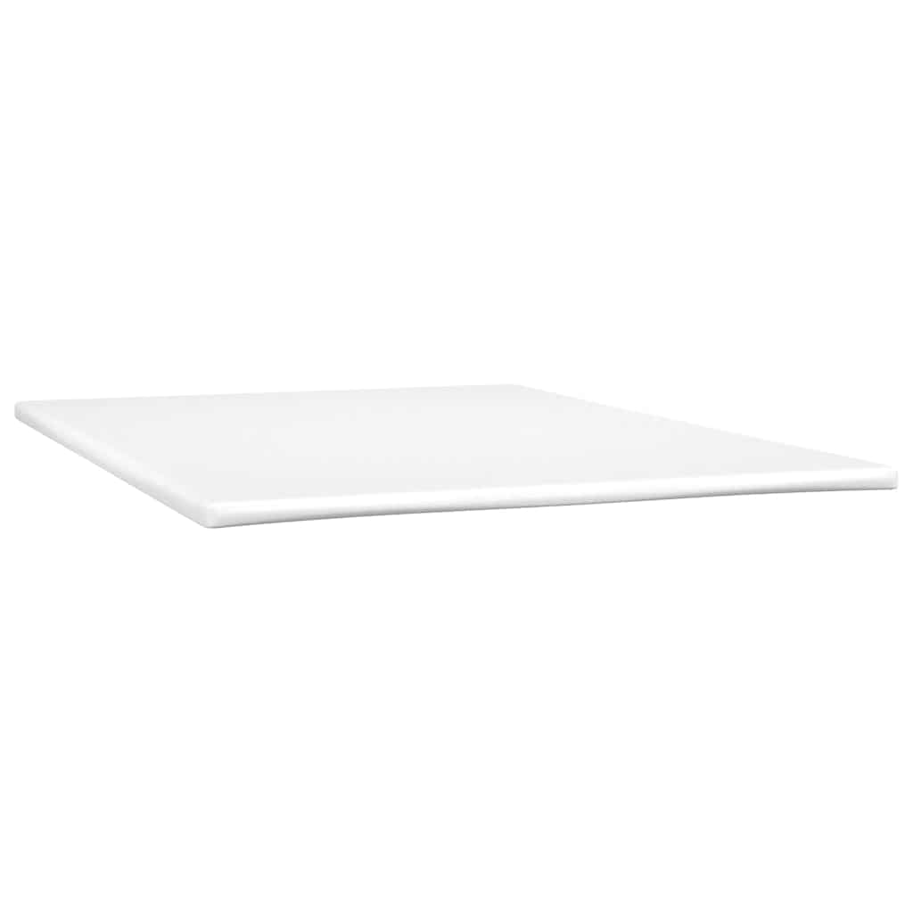 vidaXL Boxspring met matras en LED fluweel lichtgrijs 180x210 cm