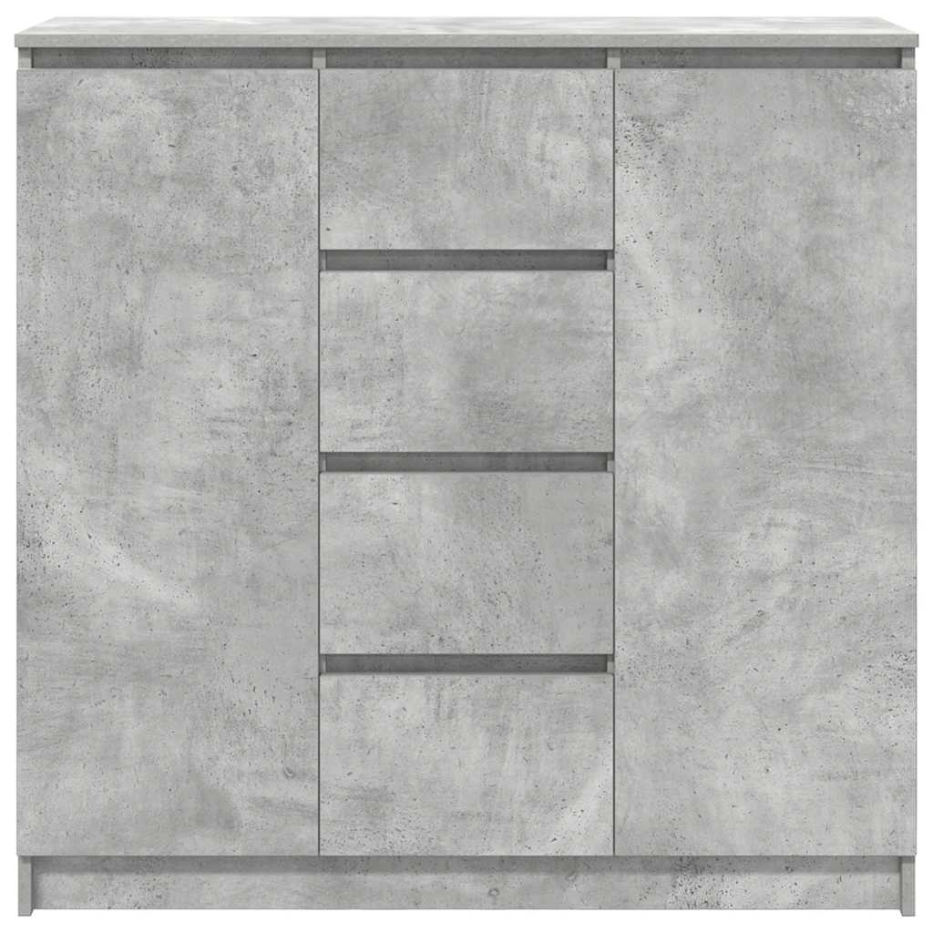 vidaXL Dressoir met lades 100,5x35x98,5 cm spaanplaat bruin eiken - Aashly