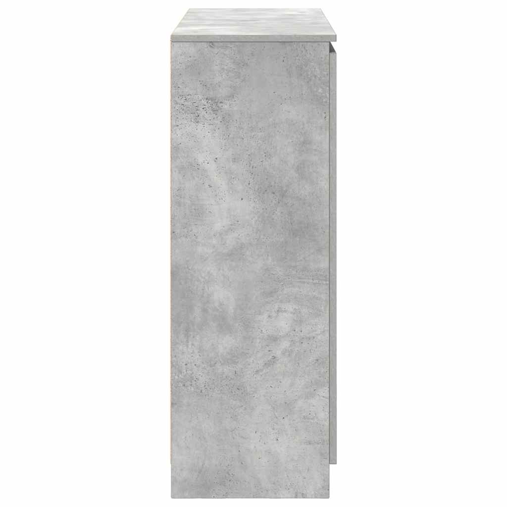 vidaXL Dressoir met lades 100,5x35x98,5 cm spaanplaat bruin eiken - Aashly