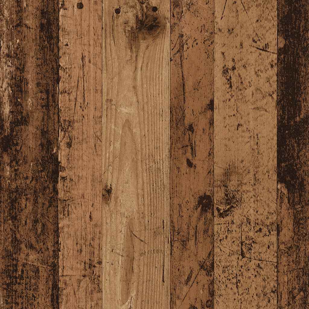 vidaXL 7-delig Tv-meubelset wandmontage bewerkt hout artisanaal eiken - Aashly