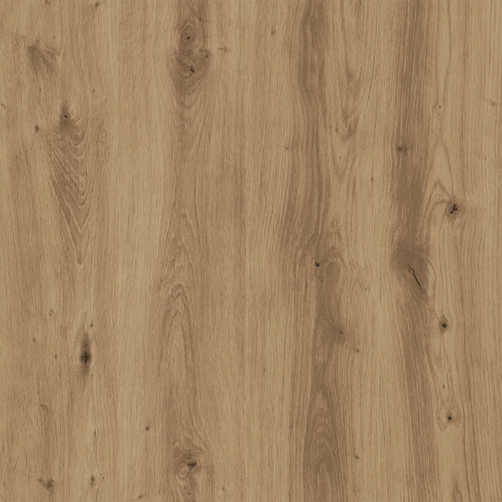 vidaXL Nachtkastje 60x35 cm bewerkt hout artisanaal eikenkleur