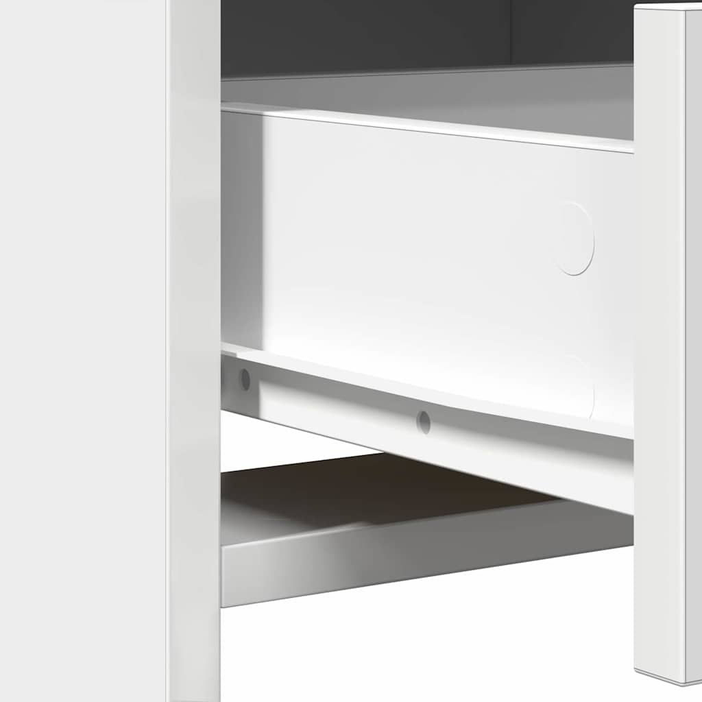 vidaXL 3-delige Kaptafel Set Wit Gelaagd Hout