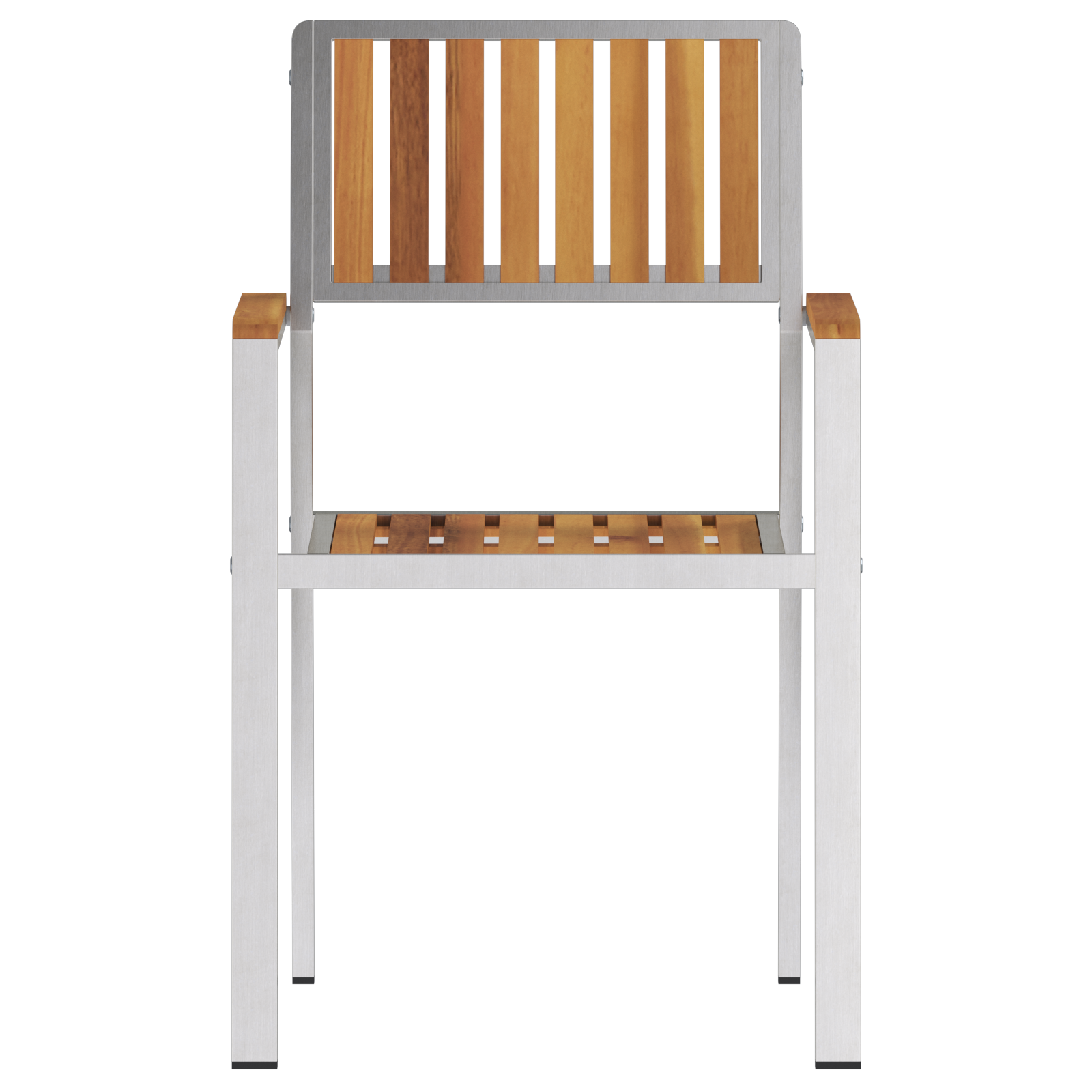 vidaXL Stapelbare tuinstoelen 6 stuks 54.5x56x87 cm Massief Acaciahout