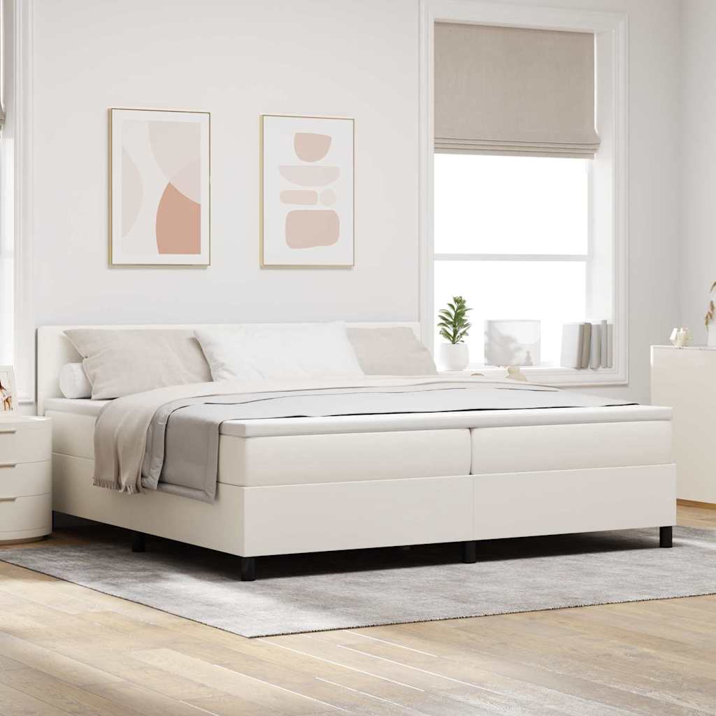 vidaXL Boxspring Bed met Matras Donkergrijs 90x200 cm Corduroy Stof