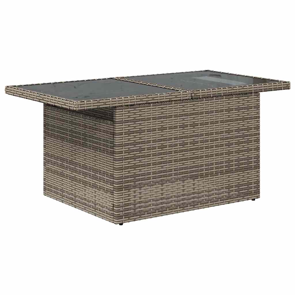 vidaXL Tuin Sofa Set 8 st Grijs poly rattan