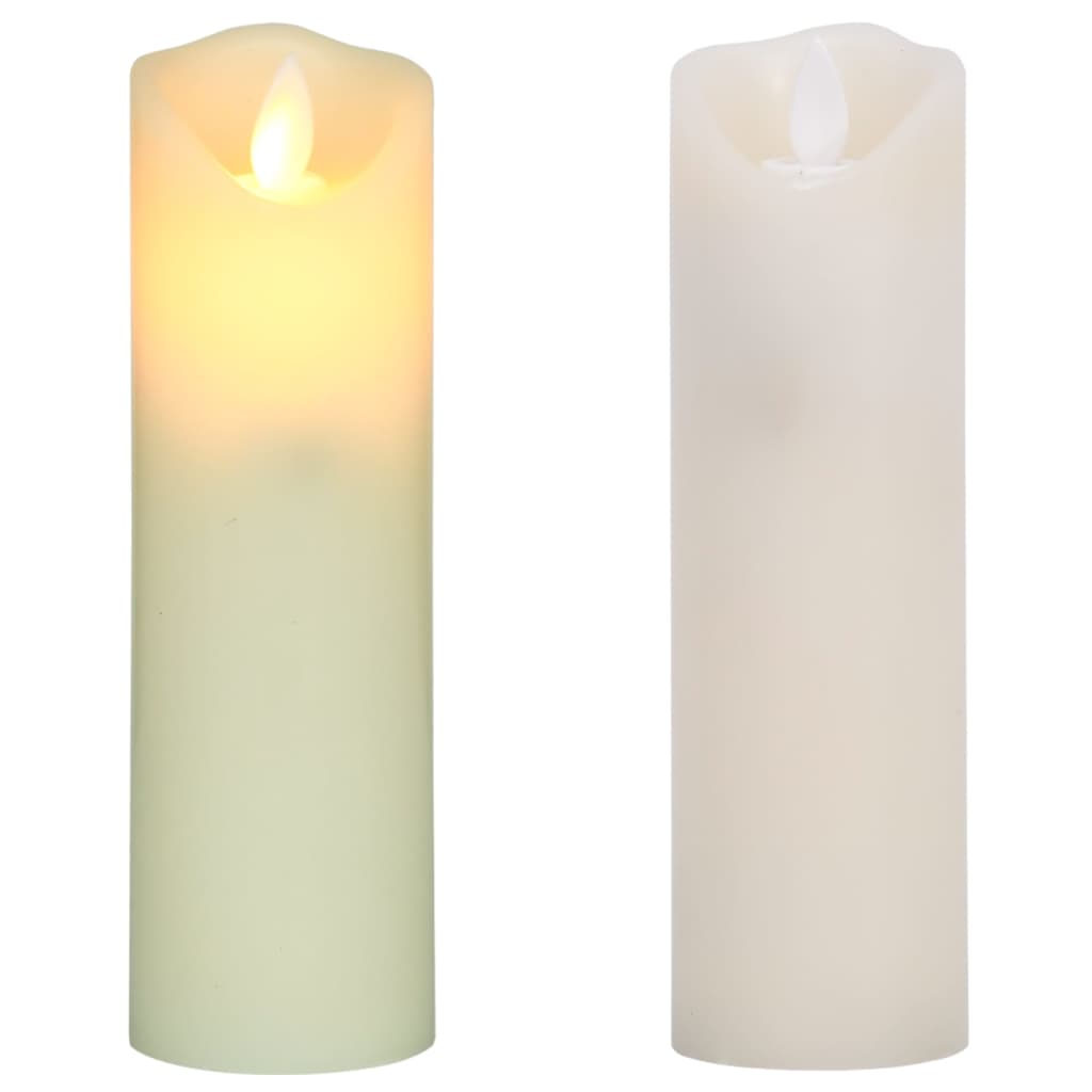 vidaXL 5-delige Kaarsenset met afstandsbediening LED warmwit