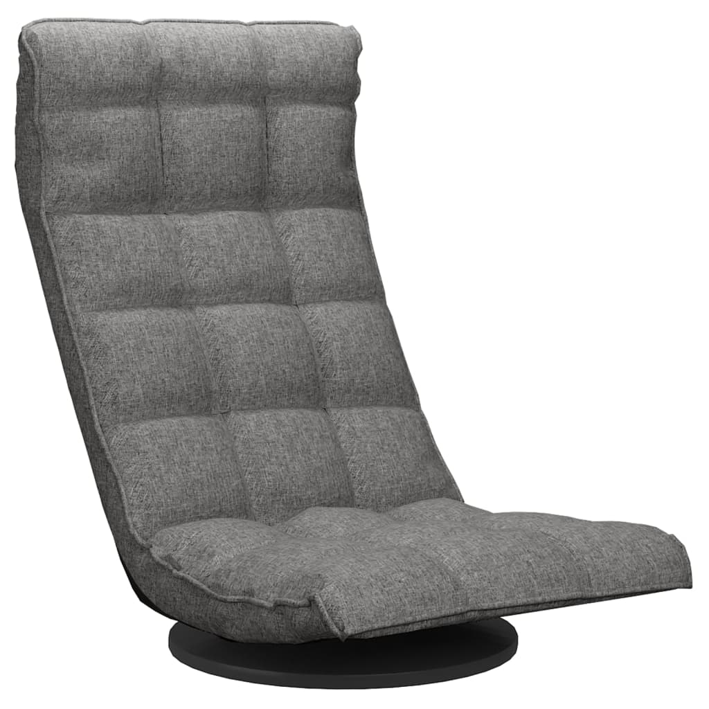 vidaXL Vloerkruk Cloud 70x51x79 cm stof wolkengrijs - Aashly