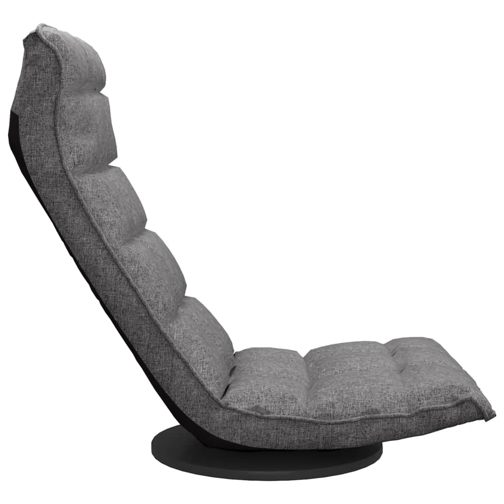vidaXL Vloerkruk Cloud 70x51x79 cm stof wolkengrijs - Aashly