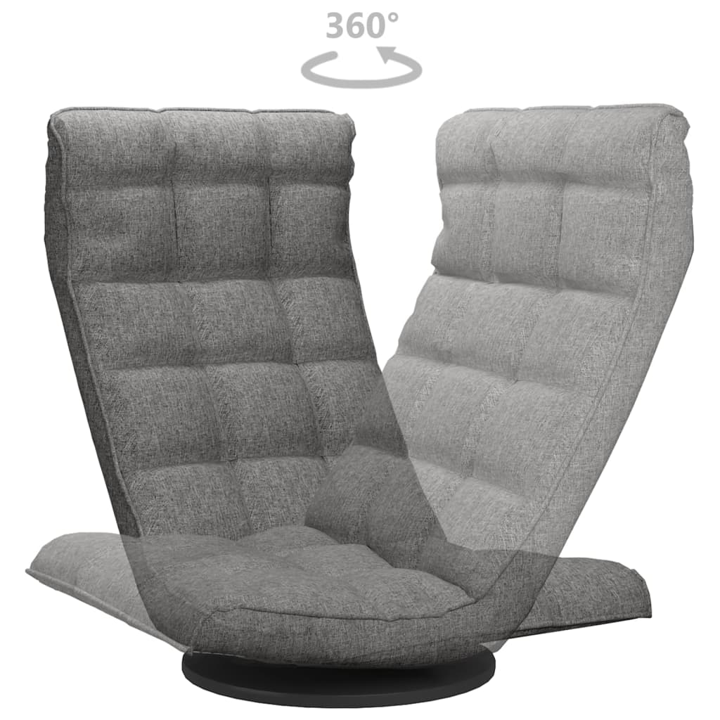 vidaXL Vloerkruk Cloud 70x51x79 cm stof wolkengrijs - Aashly