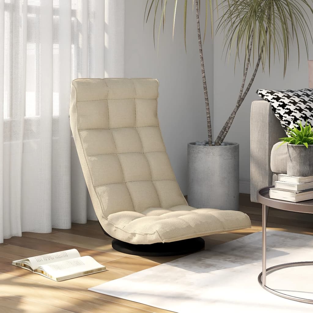 vidaXL Vloerkruk Cloud 70x51x79 cm stof wolkengrijs - Aashly