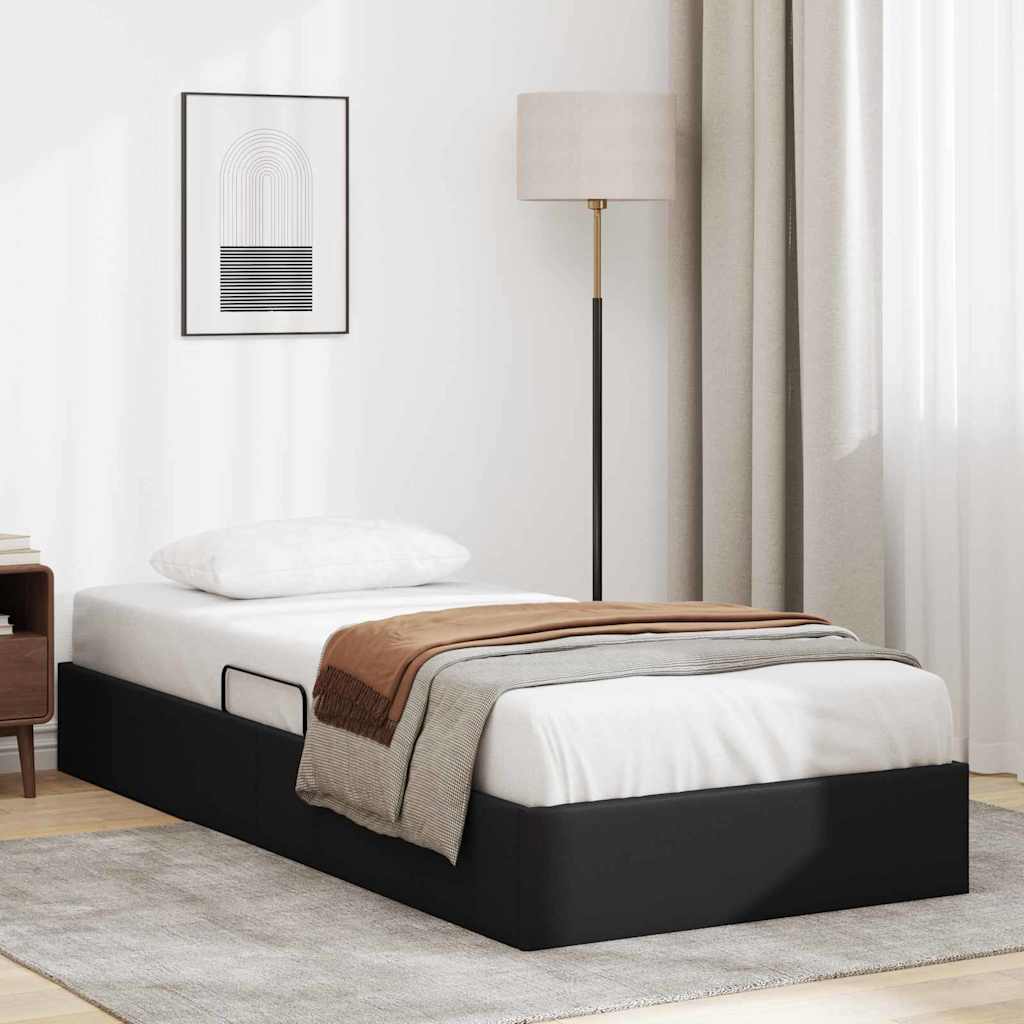 vidaXL Opslag bed met matras Puur Wit 183 x 213 cm Kunstleer