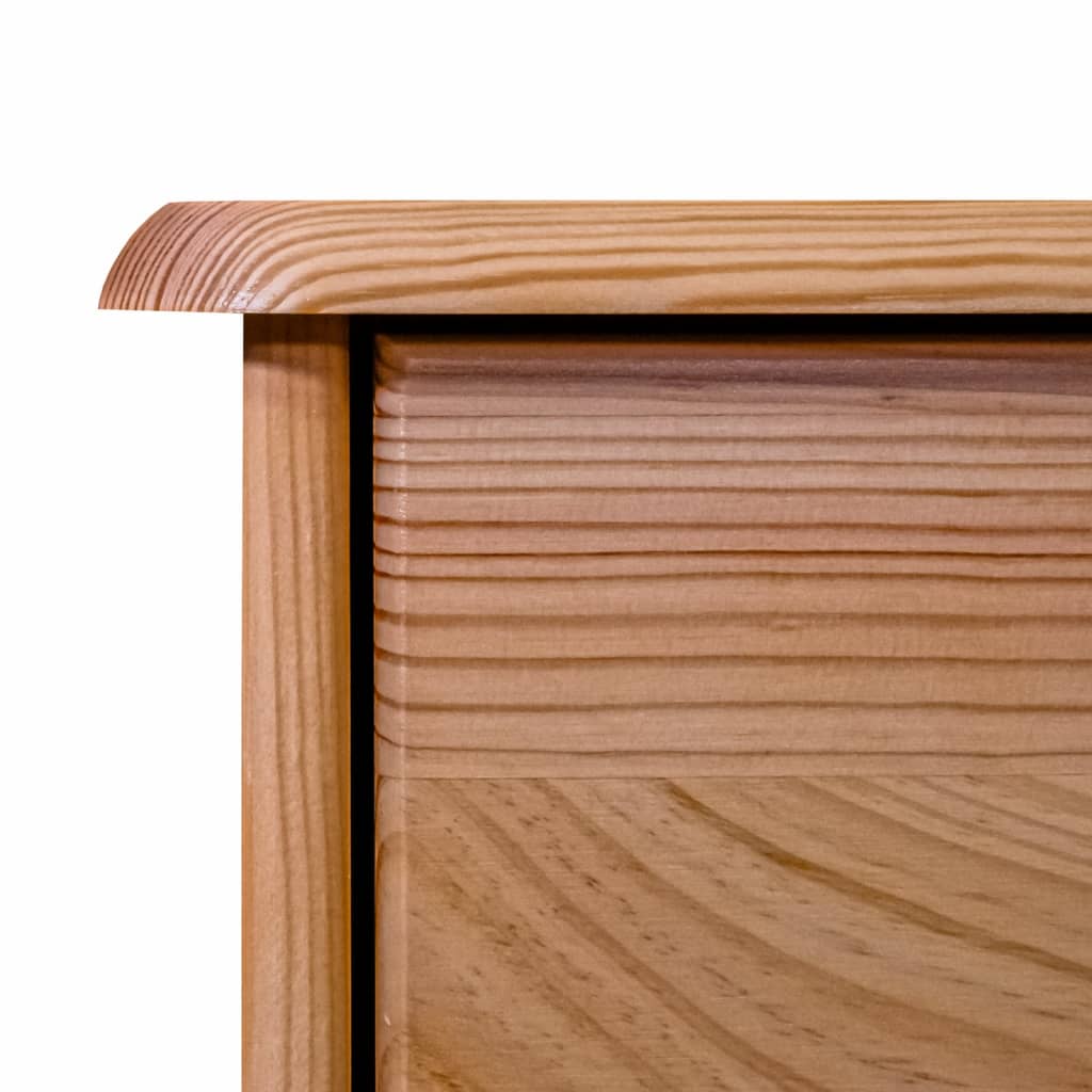 vidaXL Dressoir met 6 lades 113x35x73 cm massief grenenhout