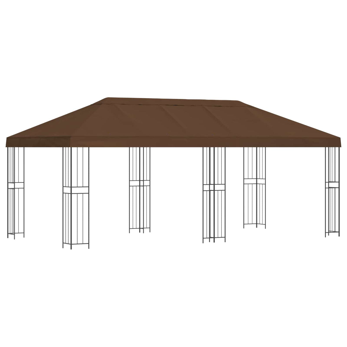 vidaXL Paviljoen met zijwanden 6 x 3 m Beige Polyester en staal 190
