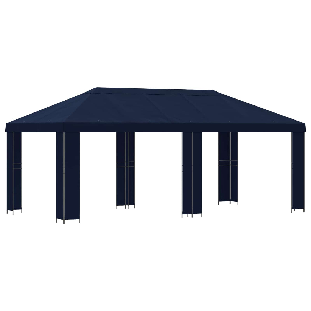 vidaXL Tuinprieel 6 x 3 m Beige Polyester en staal 190