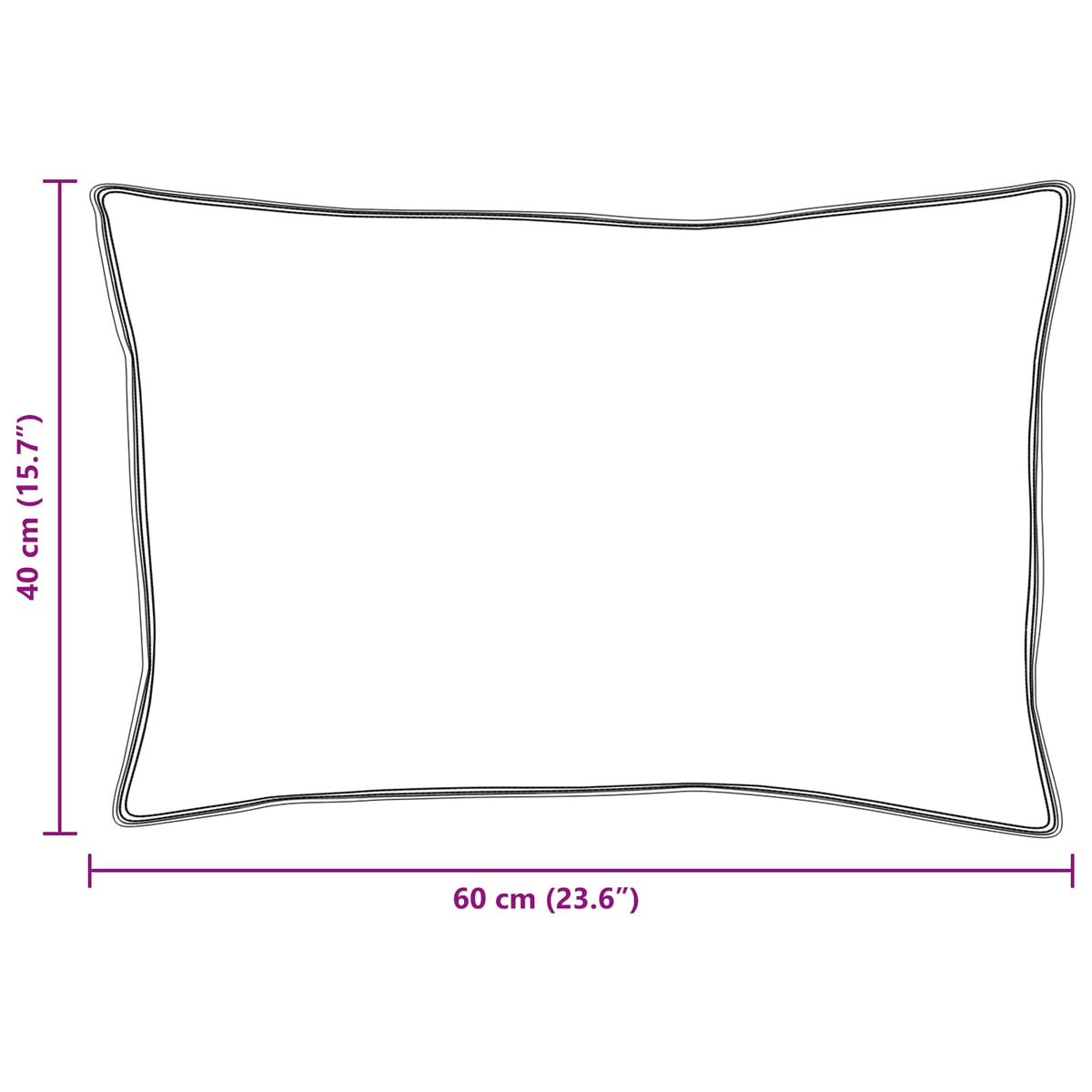 vidaXL Dekbedovertrek Set met kussen 2 pcs Wit 135 x 200 cm Dons