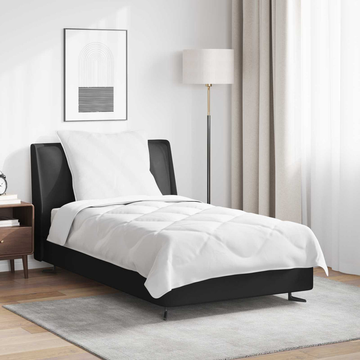 vidaXL All-season dekbed Wit 135 x 200 cm Microfibre