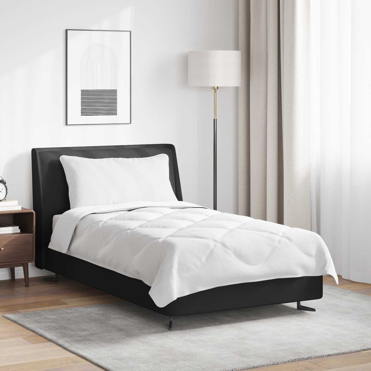 vidaXL All-season dekbed Wit 135 x 200 cm Microfibre