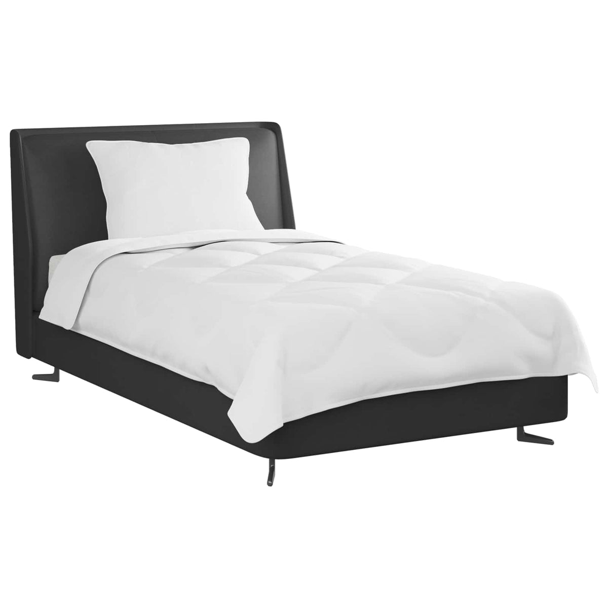vidaXL All-season dekbed met kussen Wit 135 x 200 cm Microfibre