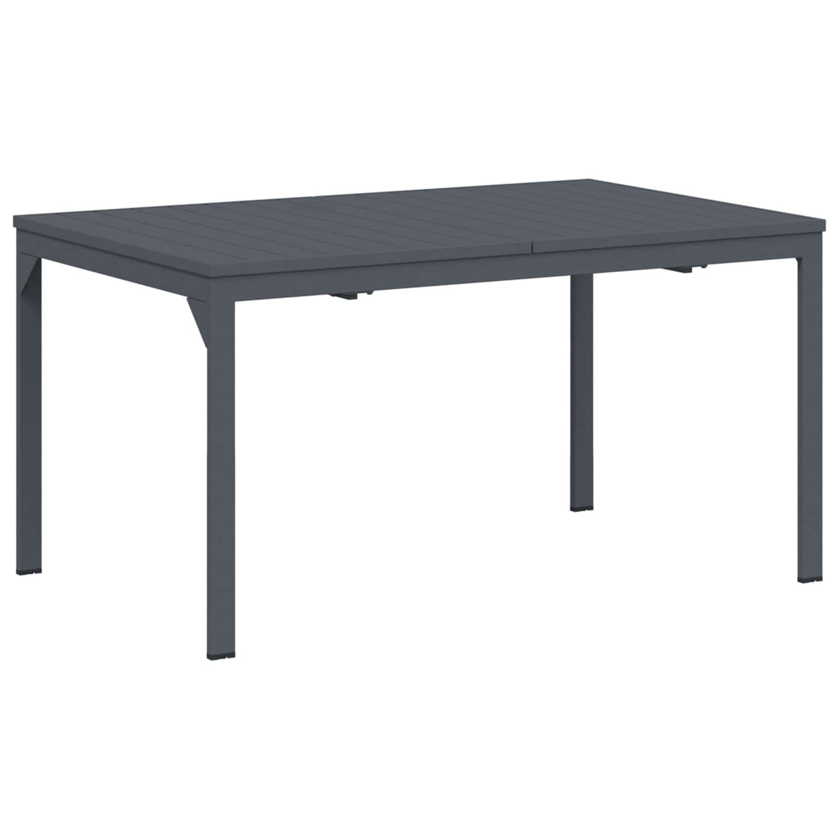 vidaXL Tuin Eetset 9 pcs Antraciet Staal