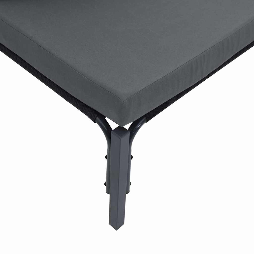 vidaXL Tuin Sofa Set 6 pcs Antraciet Staal