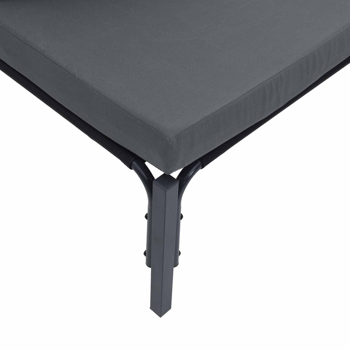 vidaXL Tuin Sofa Set 8 pcs Antraciet Staal