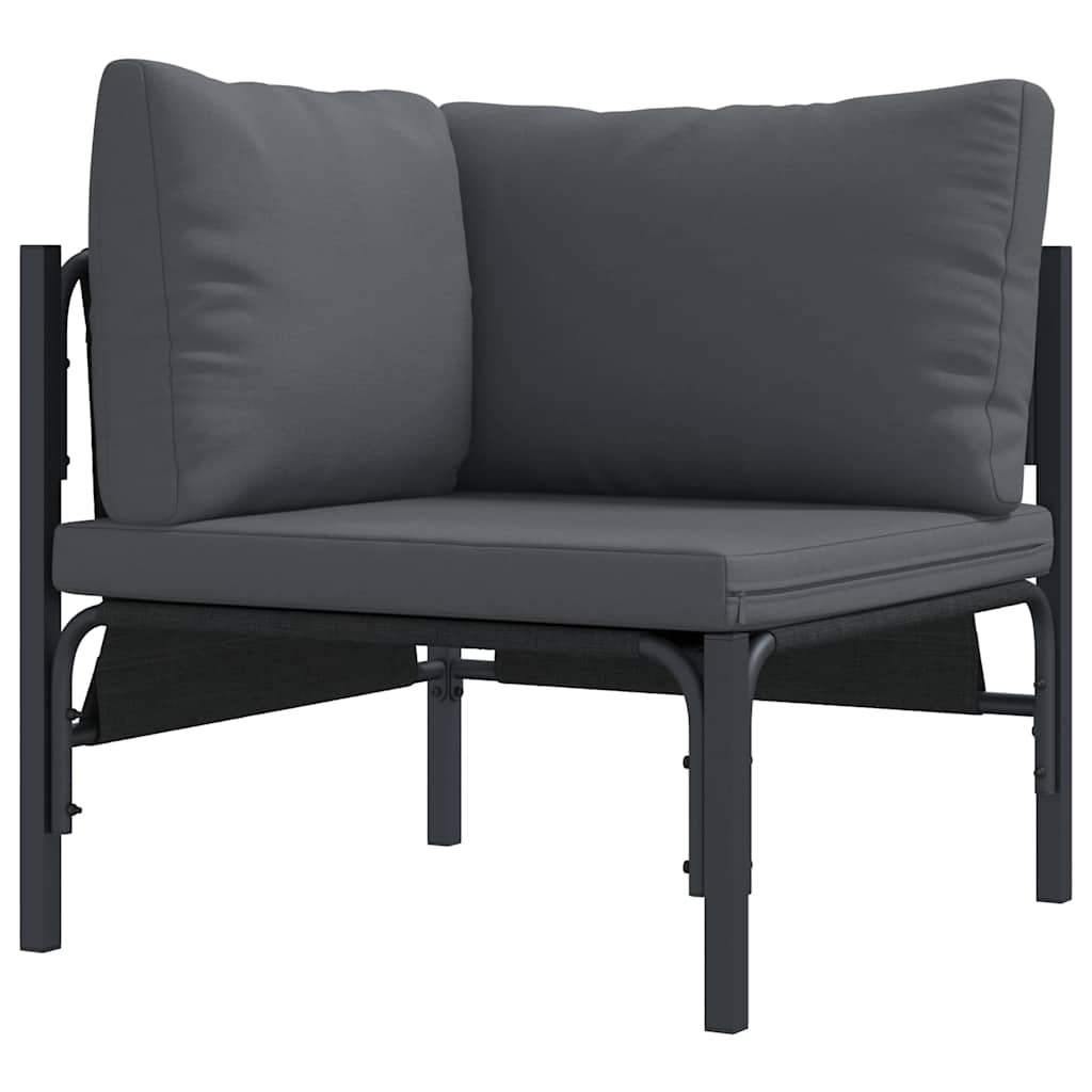 vidaXL Tuin Sofa Set 13 pcs Antraciet Staal
