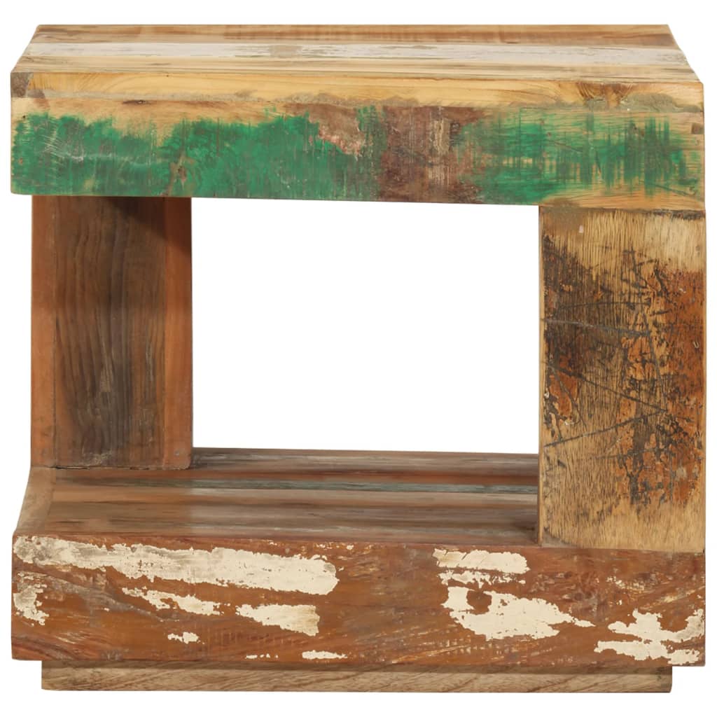vidaXL Salontafel 45x45x40 cm massief gerecycled hout - Aashly