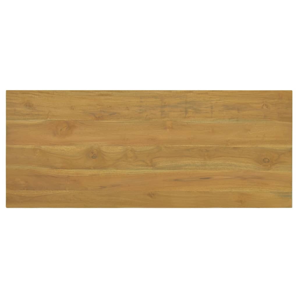 vidaXL Badkamerwandkast 110x45x30 cm massief teakhout - Aashly