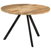 vidaXL Eettafel 110x75 cm massief mangohout - Aashly