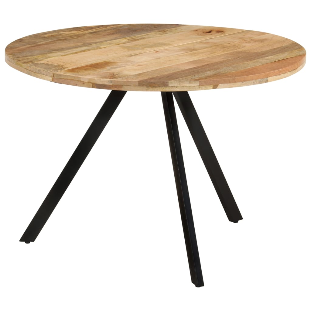 vidaXL Eettafel 110x75 cm massief mangohout - Aashly