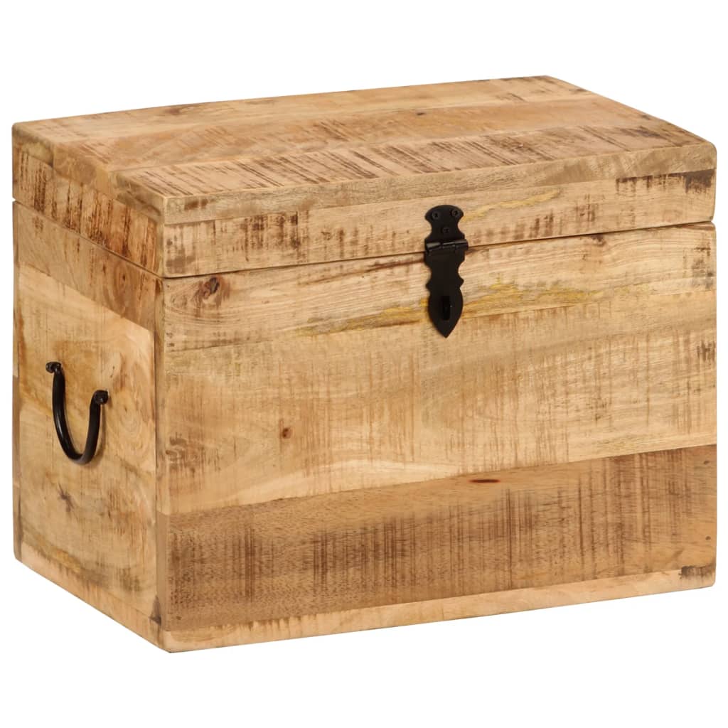 vidaXL Opbergbox 39x28x31 cm massief mangohout - Aashly