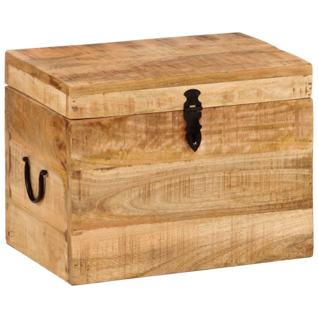 vidaXL Opbergbox 39x28x31 cm massief mangohout - Aashly