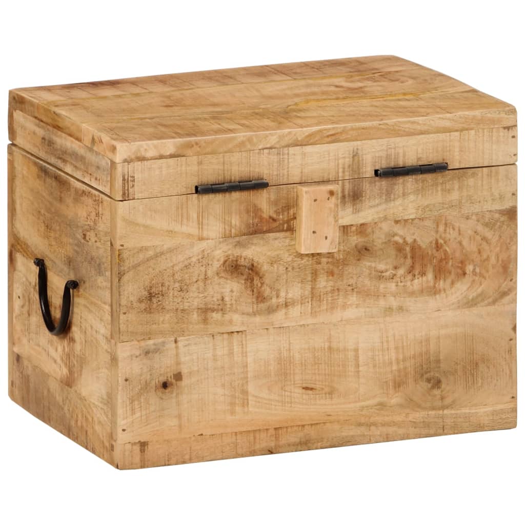 vidaXL Opbergbox 39x28x31 cm massief mangohout - Aashly