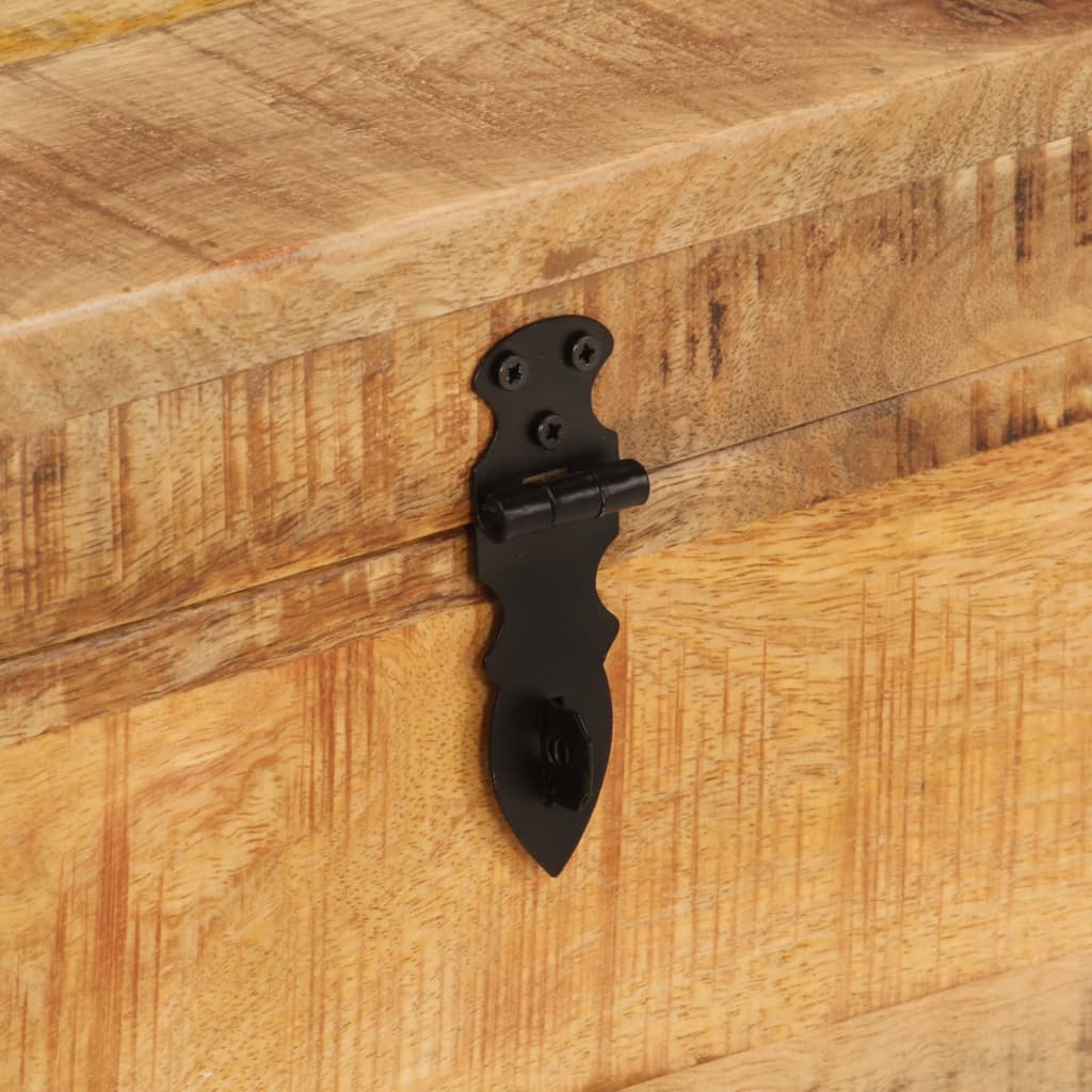 vidaXL Opbergbox 39x28x31 cm massief mangohout - Aashly