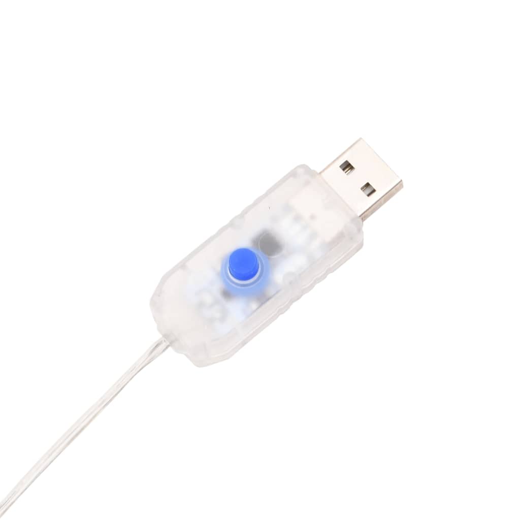 vidaXL LED Rendieren 5 pcs Goud Stof