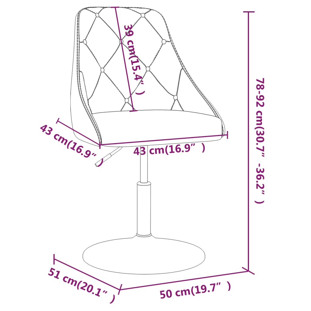 vidaXL Barkruk stof lichtgrijs