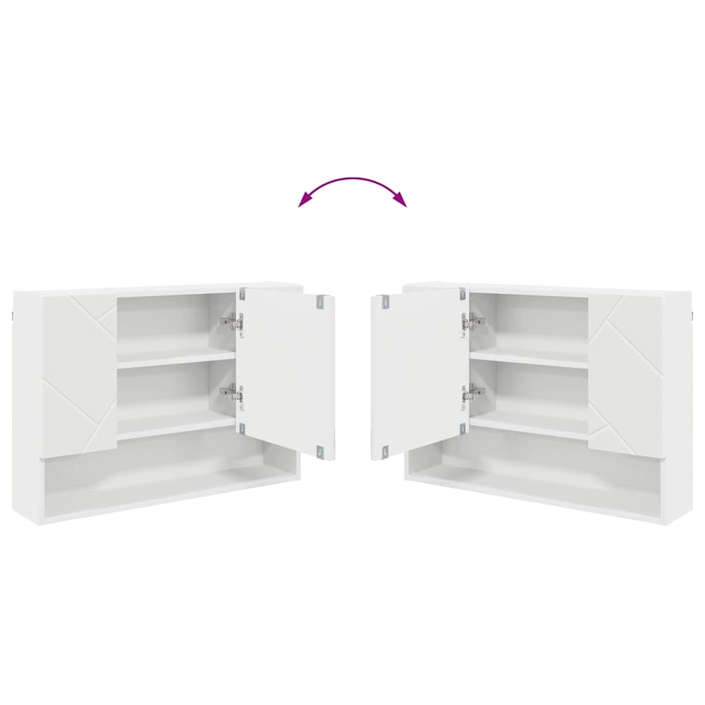 vidaXL Badkamermeubelset 2 pcs Zwart 76,5 x 35 x 64 cm Bewerkt hout